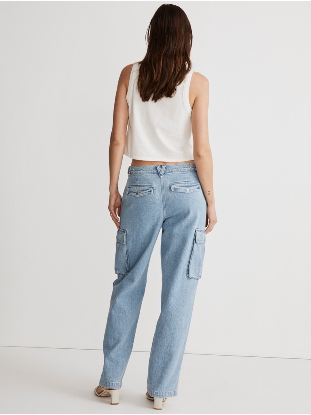 Madewell Low-Slung Straight Cargo Size - Picture 3 of 9